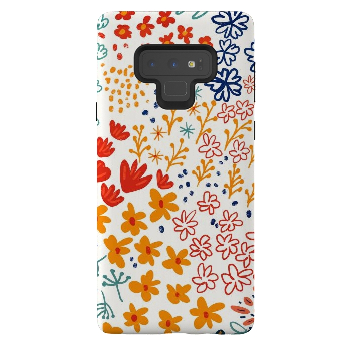 Galaxy Note 9 StrongFit My Soul Made Meadow Flowers by Uma Prabhakar Gokhale
