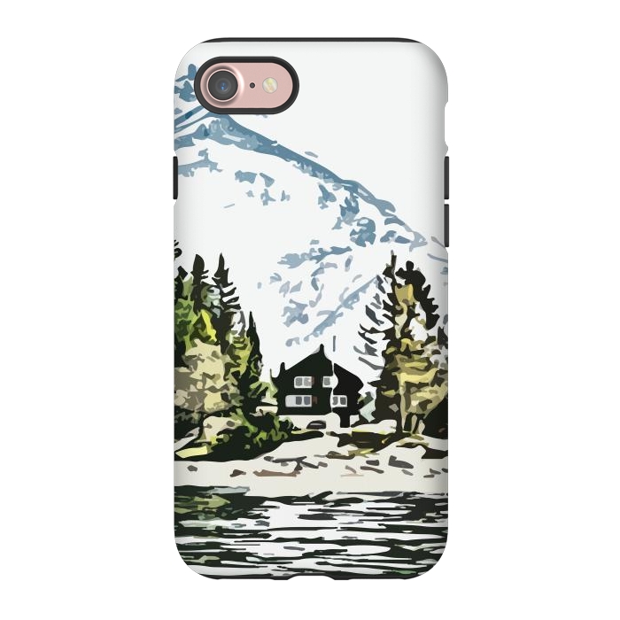 iPhone 7 StrongFit Mountain Forest by Creativeaxle