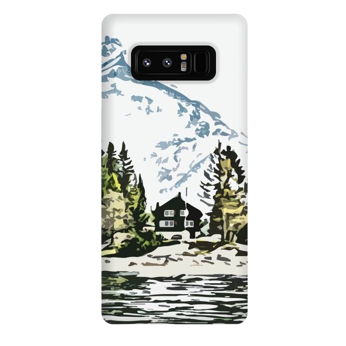 Galaxy Note 8 StrongFit Mountain Forest by Creativeaxle