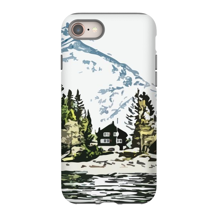iPhone 8 StrongFit Mountain Forest by Creativeaxle