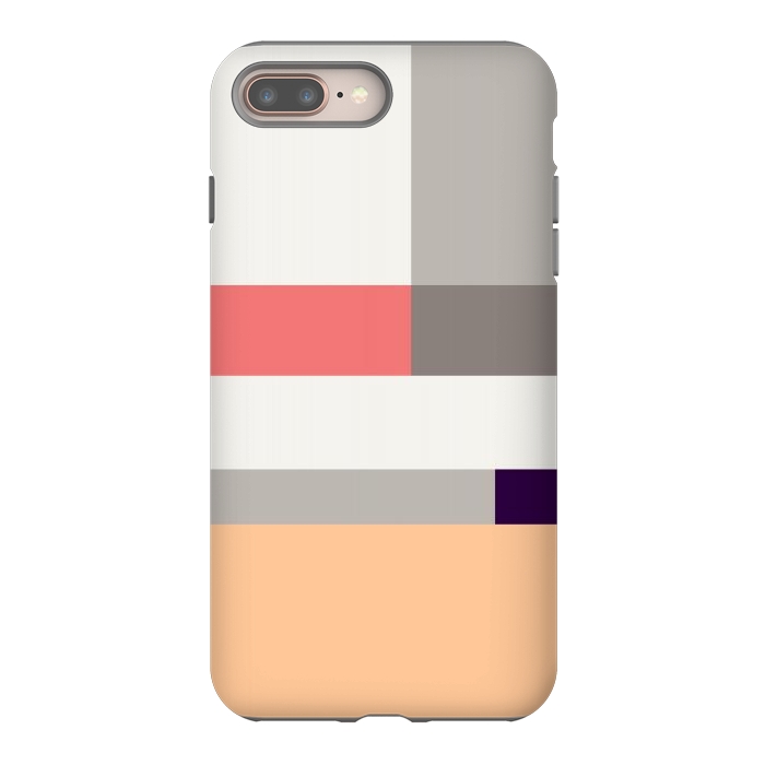 iPhone 8 plus StrongFit Colors in Block Minimal Art by Creativeaxle