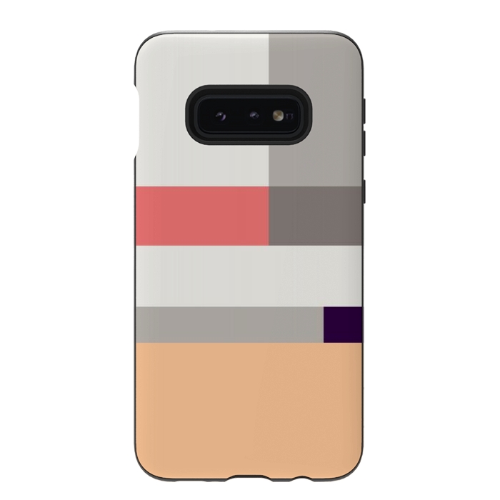 Galaxy S10e StrongFit Colors in Block Minimal Art by Creativeaxle