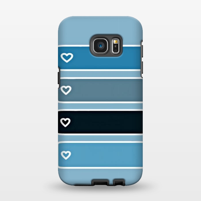 Galaxy S7 EDGE StrongFit Blue bar by CAS