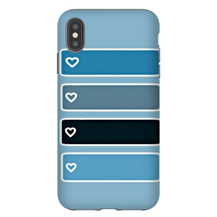 iPhone Xs Max StrongFit Blue bar by CAS
