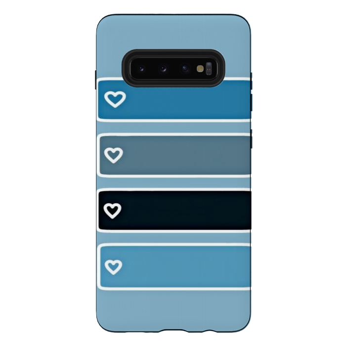Galaxy S10 plus StrongFit Blue bar by CAS