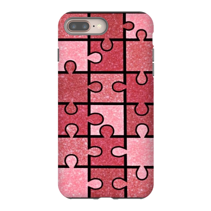 iPhone 7 plus StrongFit Pink puzzle by CAS