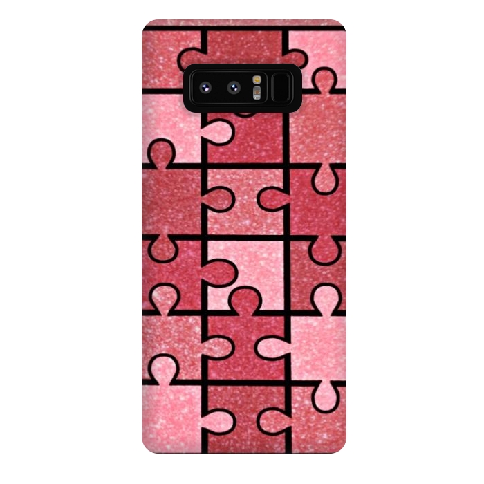 Galaxy Note 8 StrongFit Pink puzzle by CAS