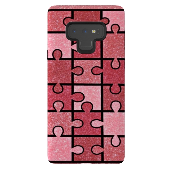 Galaxy Note 9 StrongFit Pink puzzle by CAS