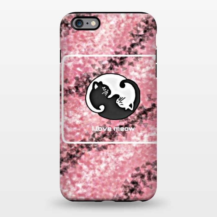 iPhone 6/6s plus StrongFit Yinyang Cat pink by CAS