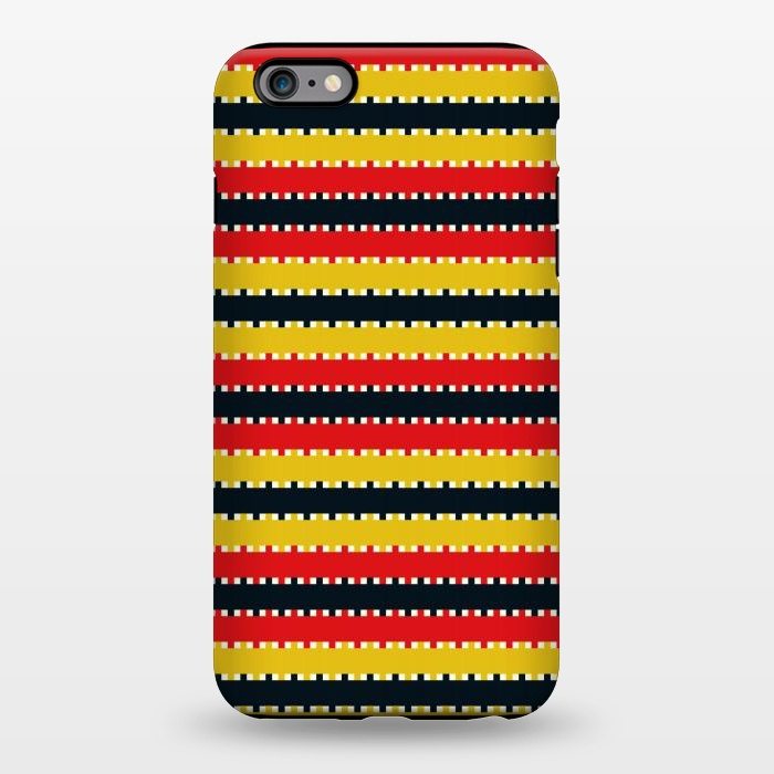 iPhone 6/6s plus StrongFit Plaid Yellow by TMSarts