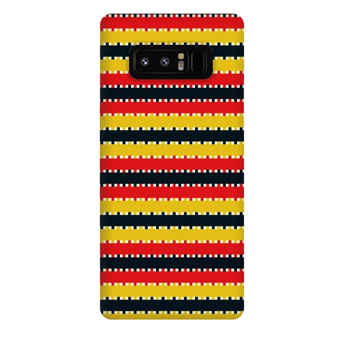 Galaxy Note 8 StrongFit Plaid Yellow by TMSarts