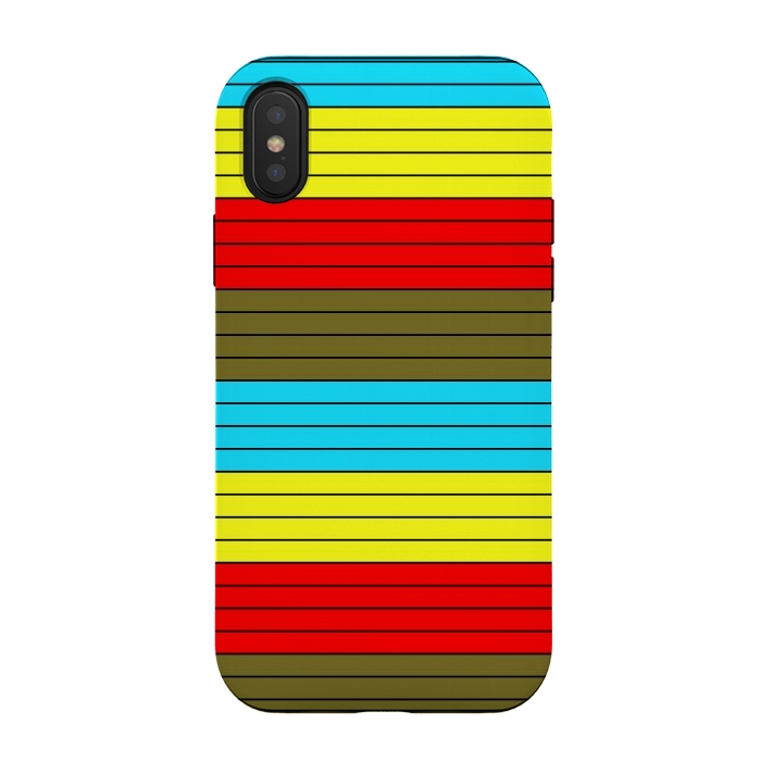 iPhone Xs / X StrongFit Multiple Colored by TMSarts