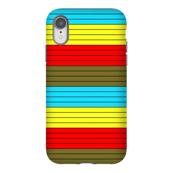 iPhone Xr StrongFit Multiple Colored by TMSarts