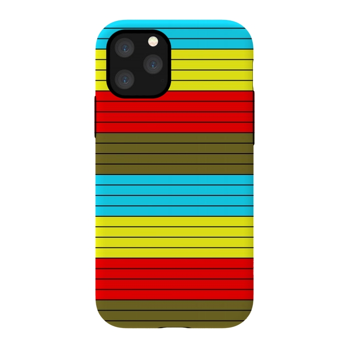 iPhone 11 Pro StrongFit Multiple Colored by TMSarts