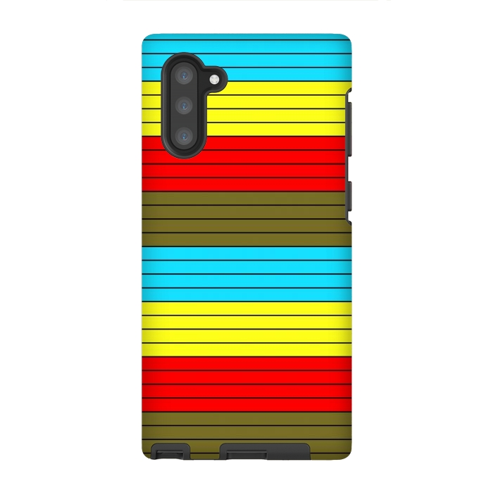 Galaxy Note 10 StrongFit Multiple Colored by TMSarts
