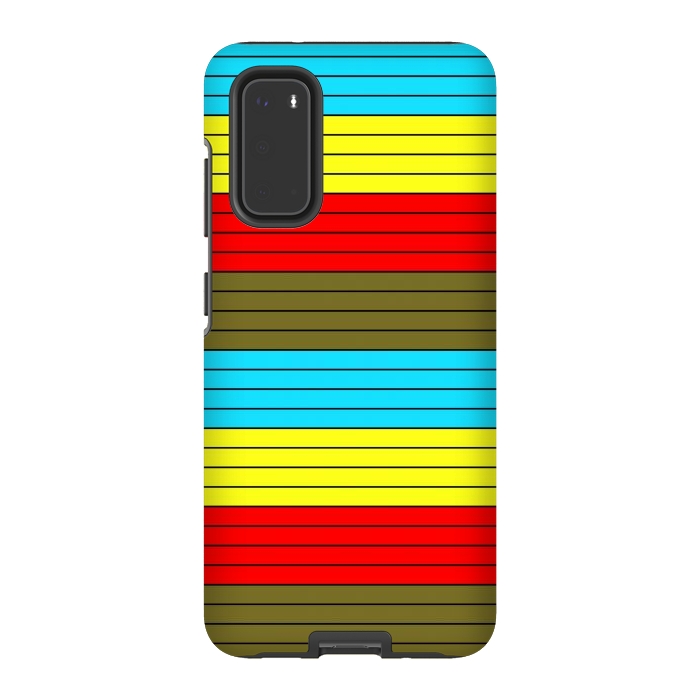 Galaxy S20 StrongFit Multiple Colored by TMSarts