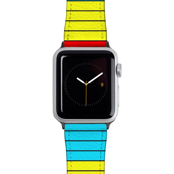 Watch 38mm / 40mm Strap PU leather Multiple Colored by TMSarts