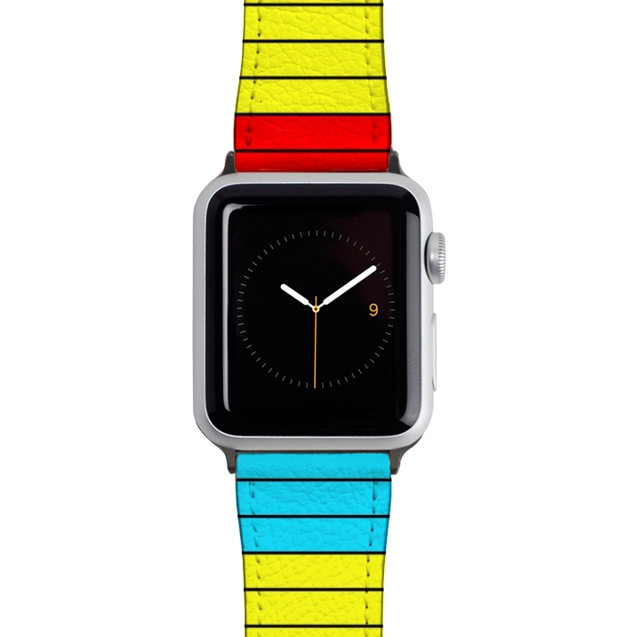 Watch 42mm / 44mm Strap PU leather Multiple Colored by TMSarts