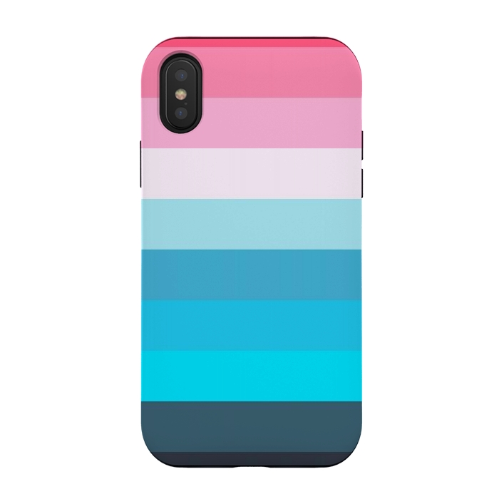 iPhone Xs / X StrongFit Retro Beach by TMSarts