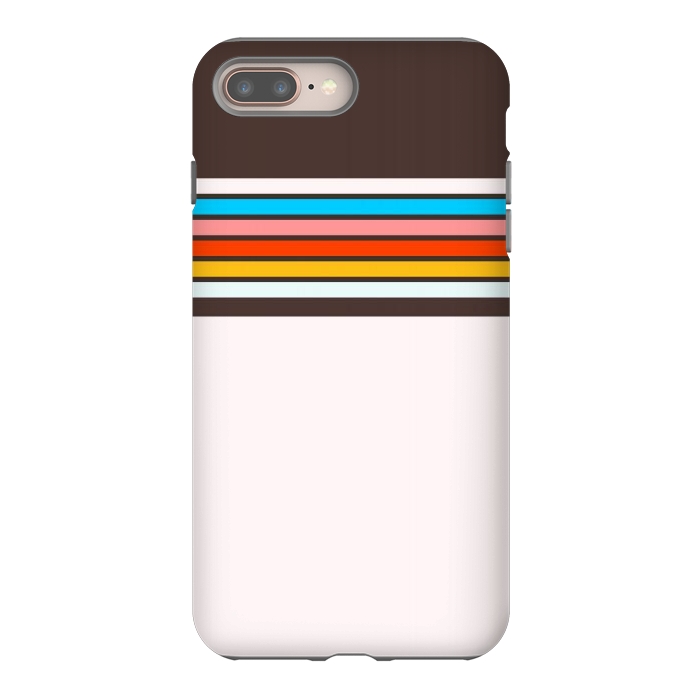 iPhone 7 plus StrongFit Vintage Stripes by TMSarts