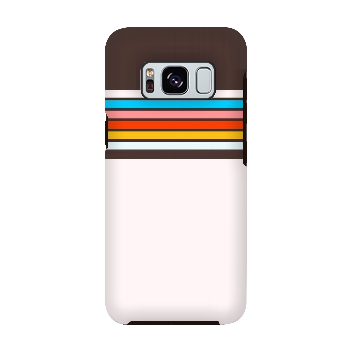 Galaxy S8 StrongFit Vintage Stripes by TMSarts
