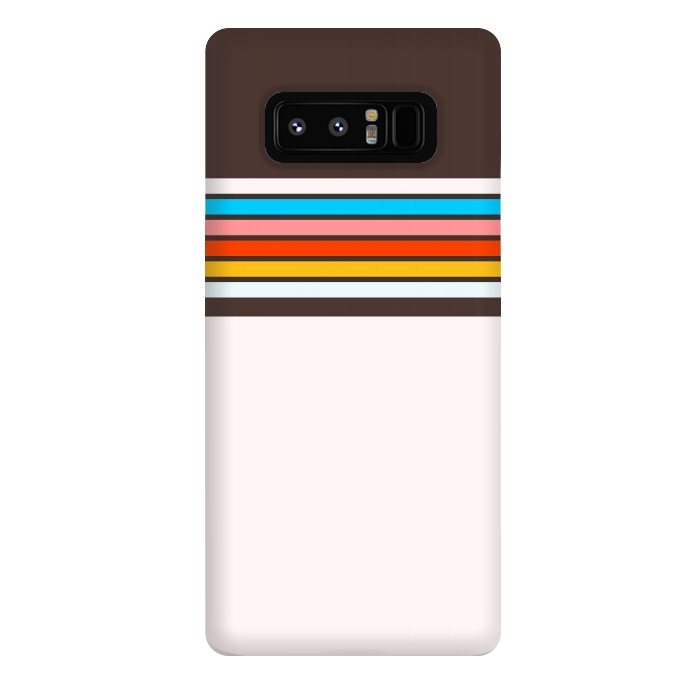 Galaxy Note 8 StrongFit Vintage Stripes by TMSarts