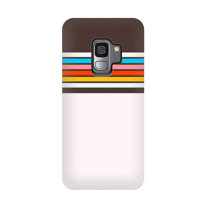 Galaxy S9 StrongFit Vintage Stripes by TMSarts