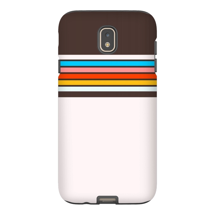 Galaxy J7 StrongFit Vintage Stripes by TMSarts