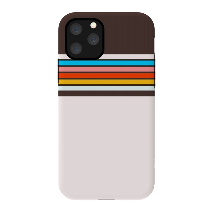 iPhone 11 Pro StrongFit Vintage Stripes by TMSarts