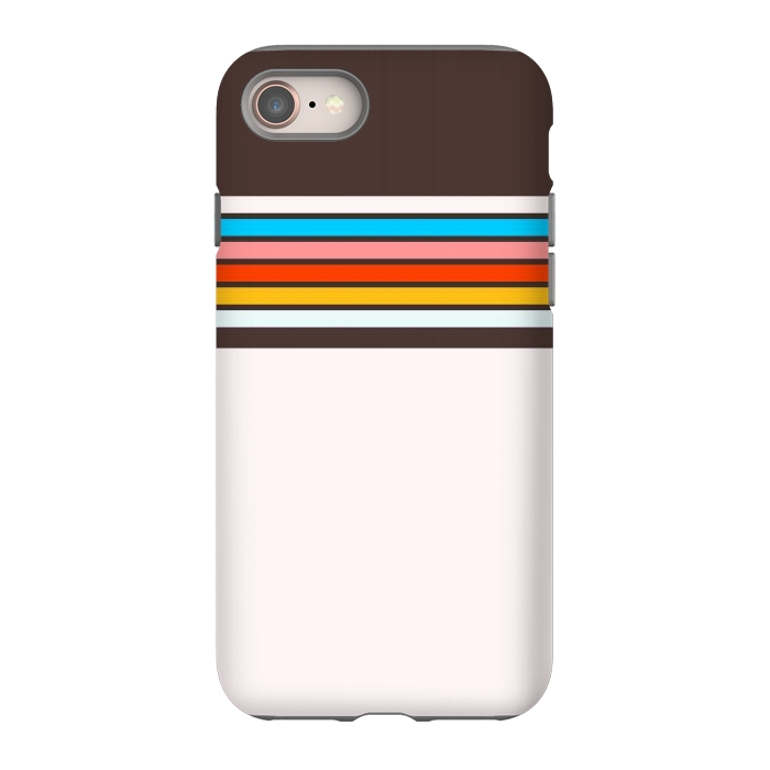 iPhone SE StrongFit Vintage Stripes by TMSarts