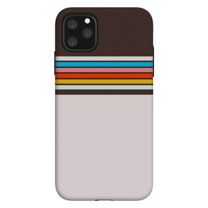 iPhone 11 Pro Max StrongFit Vintage Stripes by TMSarts
