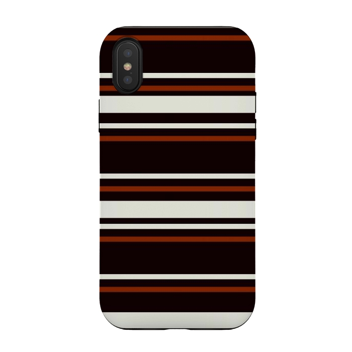 iPhone Xs / X StrongFit Classic Brown by TMSarts