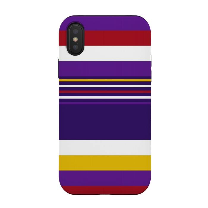 iPhone Xs / X StrongFit Casual Purple by TMSarts