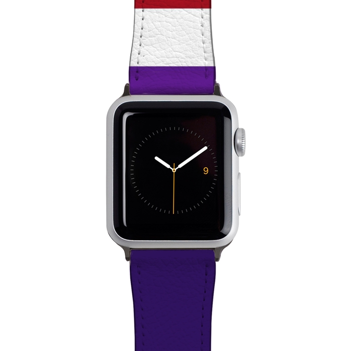 Watch 38mm / 40mm Strap PU leather Casual Purple by TMSarts