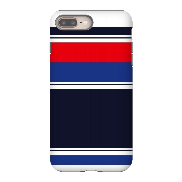 iPhone 7 plus StrongFit Blue Casual  by TMSarts