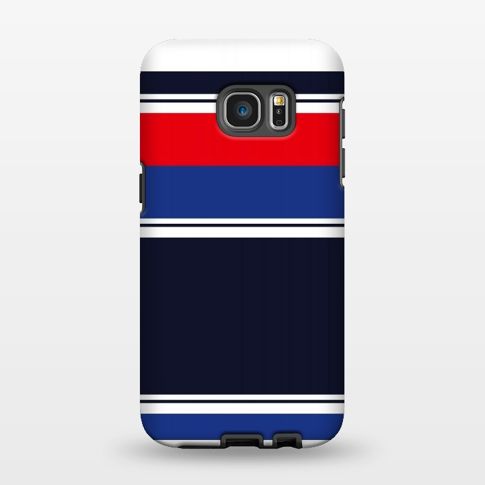 Galaxy S7 EDGE StrongFit Blue Casual  by TMSarts