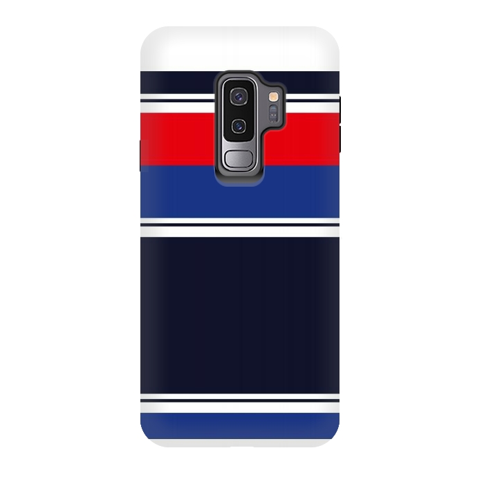 Galaxy S9 plus StrongFit Blue Casual  by TMSarts