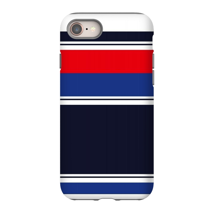 iPhone 8 StrongFit Blue Casual  by TMSarts