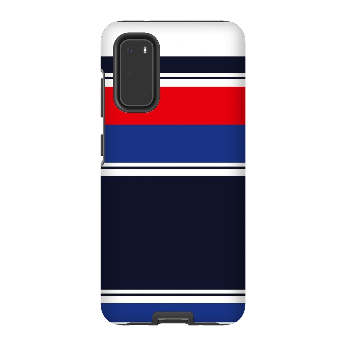 Galaxy S20 StrongFit Blue Casual  by TMSarts
