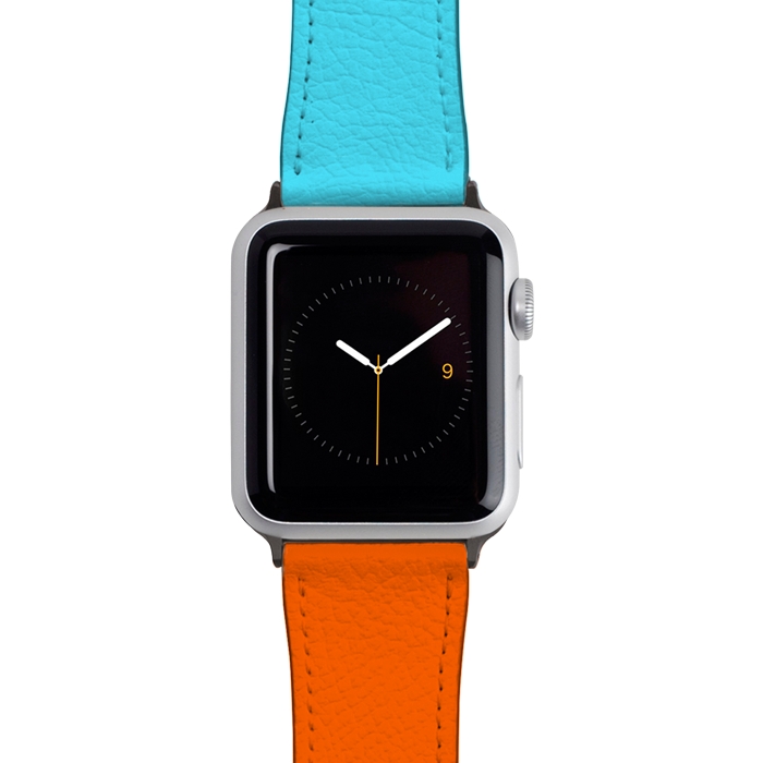 Watch 38mm / 40mm Strap PU leather Teal Strong by TMSarts