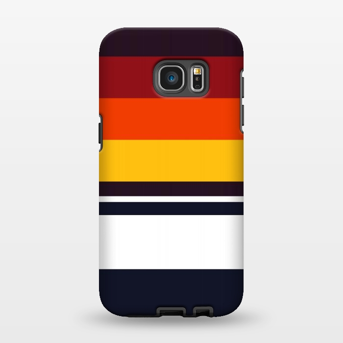 Galaxy S7 EDGE StrongFit Sunset Retro by TMSarts