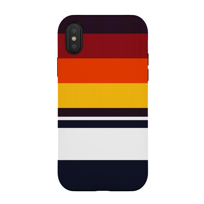 iPhone Xs / X StrongFit Sunset Retro by TMSarts