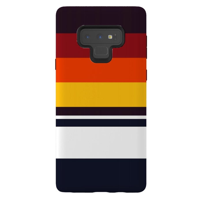 Galaxy Note 9 StrongFit Sunset Retro by TMSarts