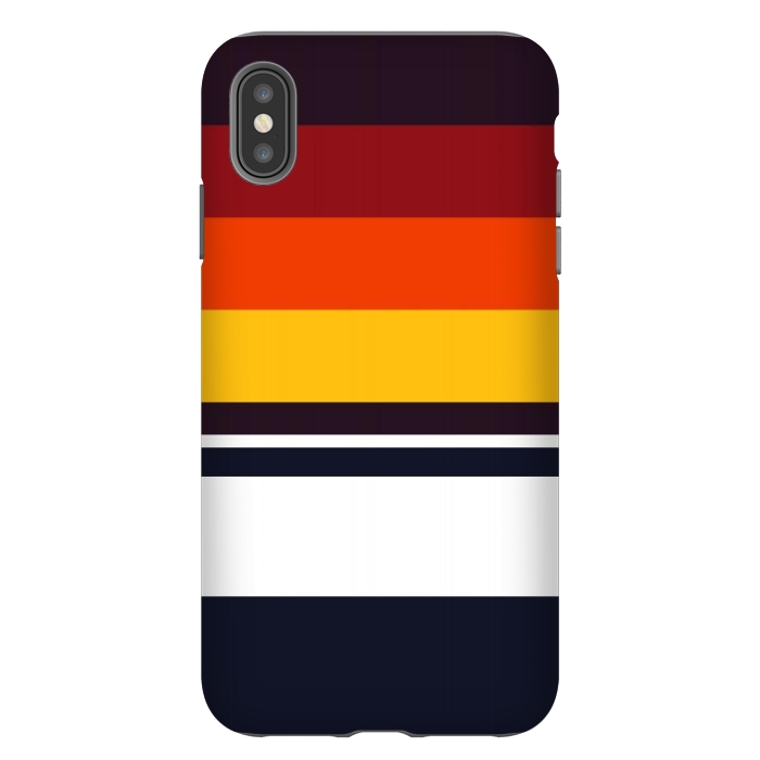 iPhone Xs Max StrongFit Sunset Retro by TMSarts