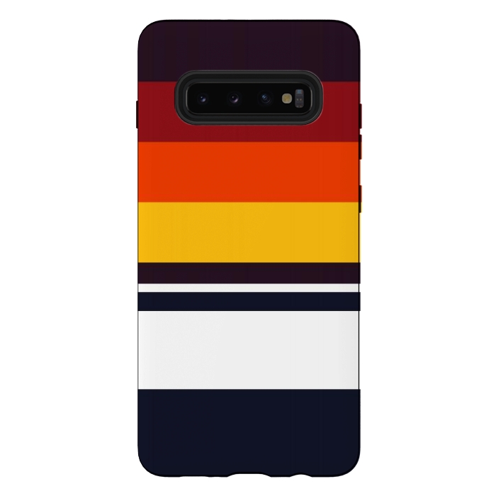 Galaxy S10 plus StrongFit Sunset Retro by TMSarts