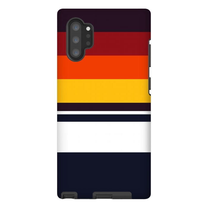 Galaxy Note 10 plus StrongFit Sunset Retro by TMSarts