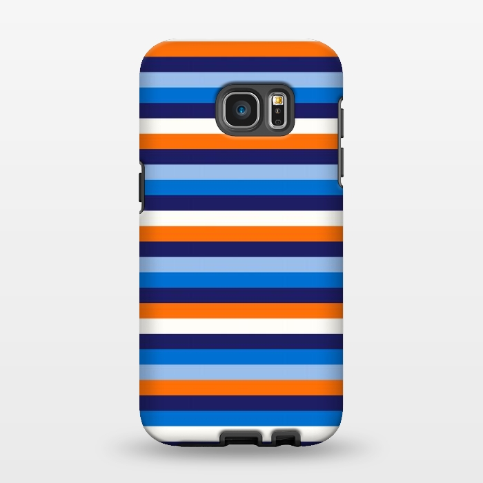 Galaxy S7 EDGE StrongFit Repeating Blue by TMSarts
