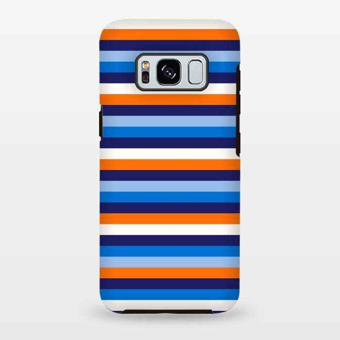 Galaxy S8 plus StrongFit Repeating Blue by TMSarts