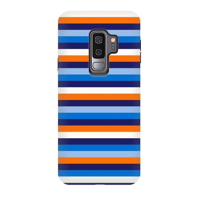 Galaxy S9 plus StrongFit Repeating Blue by TMSarts