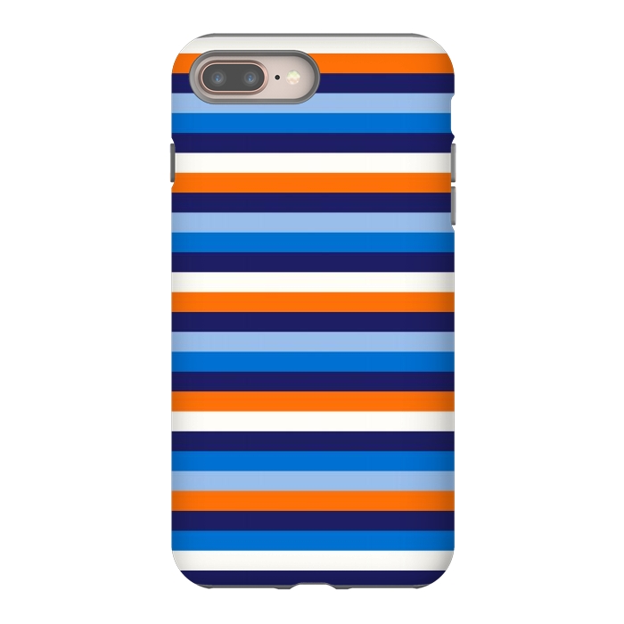 iPhone 8 plus StrongFit Repeating Blue by TMSarts